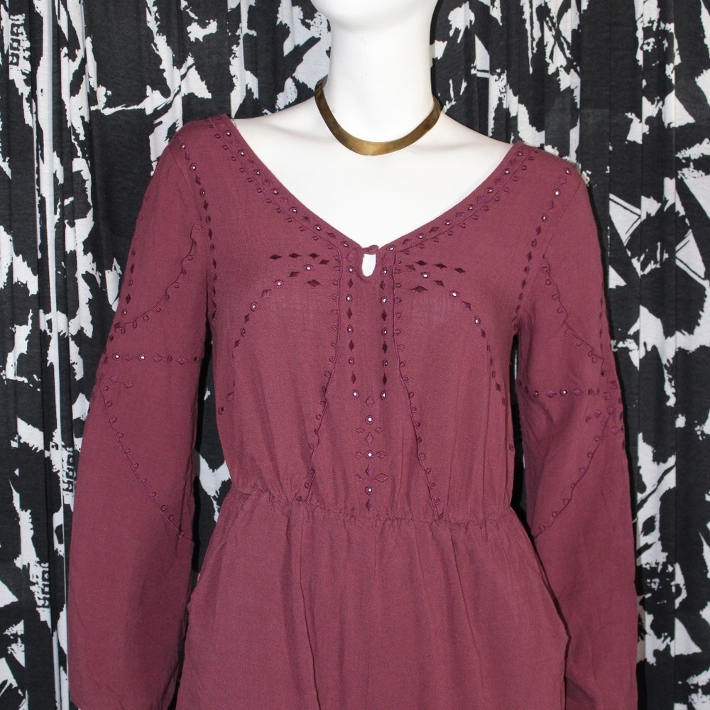 Xhilaration Plum Romper Size Small